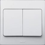 Công tắc đôi 1 chiều Mallia 281002