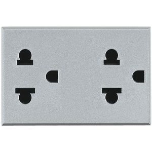 Ổ cắm đôi 3 chấu Axolute HC4185