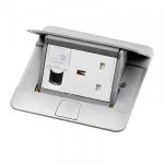 Hộp âm sàn Legrand 3M màu Nhôm 054010